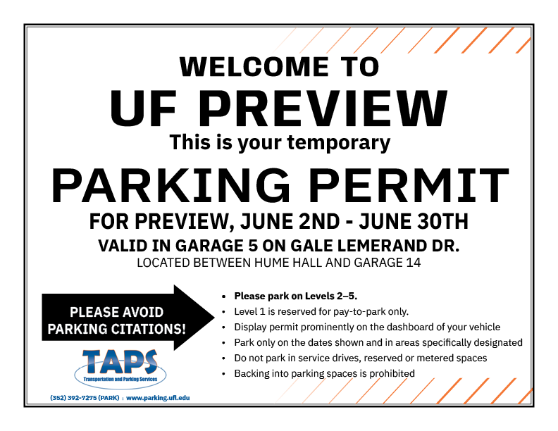 June parking permit.